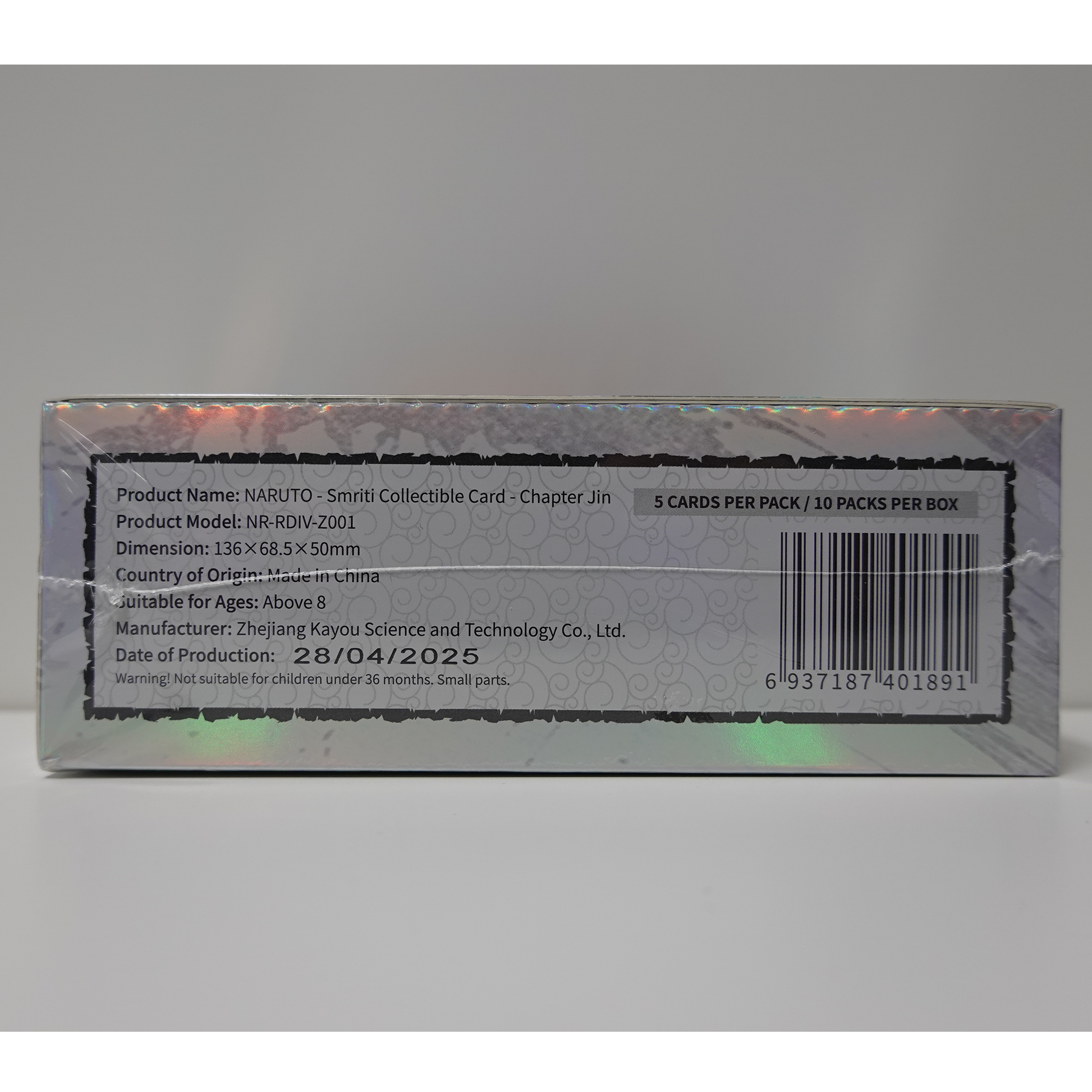 Naruto Kayou - Smriti Collectible Card - Chapter Jin - Display - EN