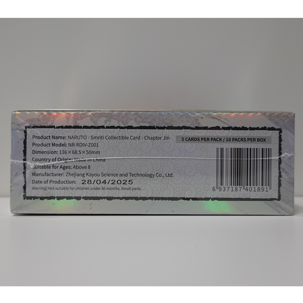 Naruto Kayou - Smriti Collectible Card - Chapter Jin - Display - EN